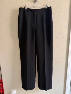 Le Suit Black Straight-Leg Dress Trousers